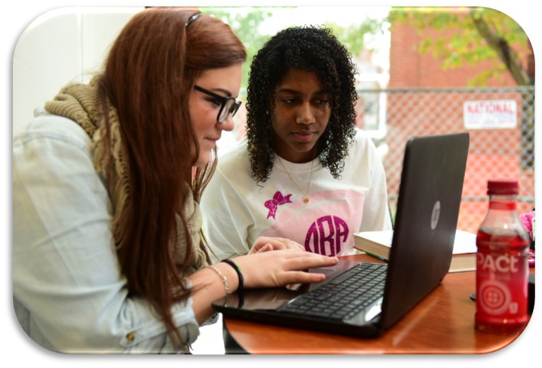 Students at Computer