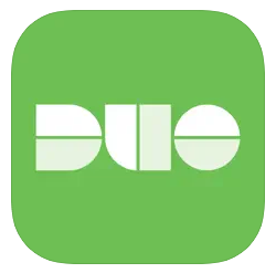 Image of the Duo Mobile logo on a green background