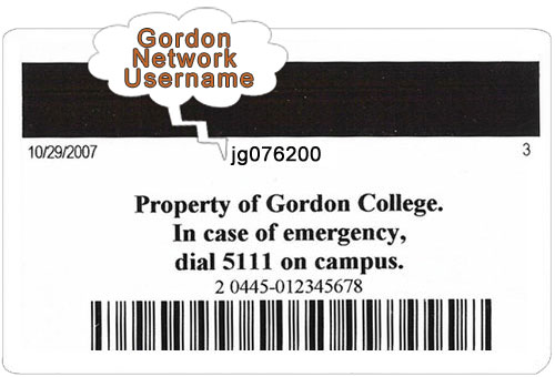 GSC ID card back side