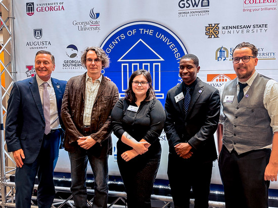 (L-R) Dr. Donald Green, Dr. Erik McCarthy, Maxee Peacock, Richard Stewart, Austin Eubanks